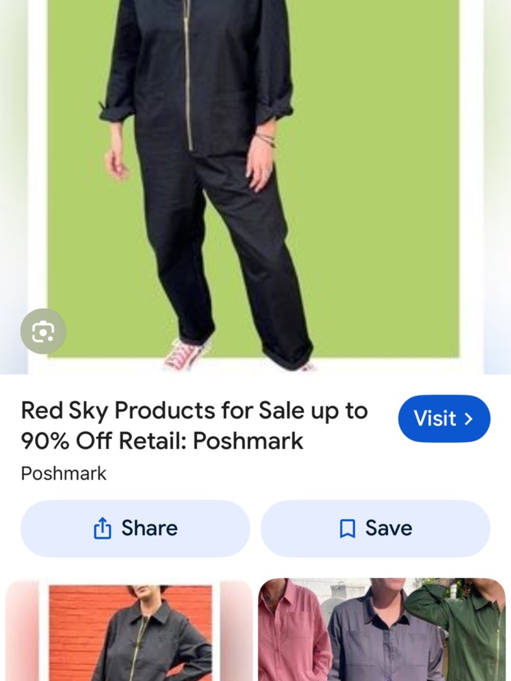 Redsky Classic Boilersuit Jumpsuit in Olive - Picture 2 of 8